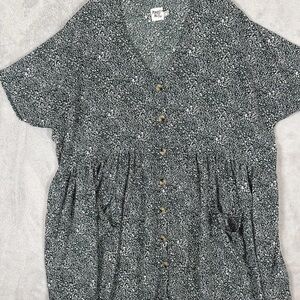 Princess Polly Black and White Patterned Blouse